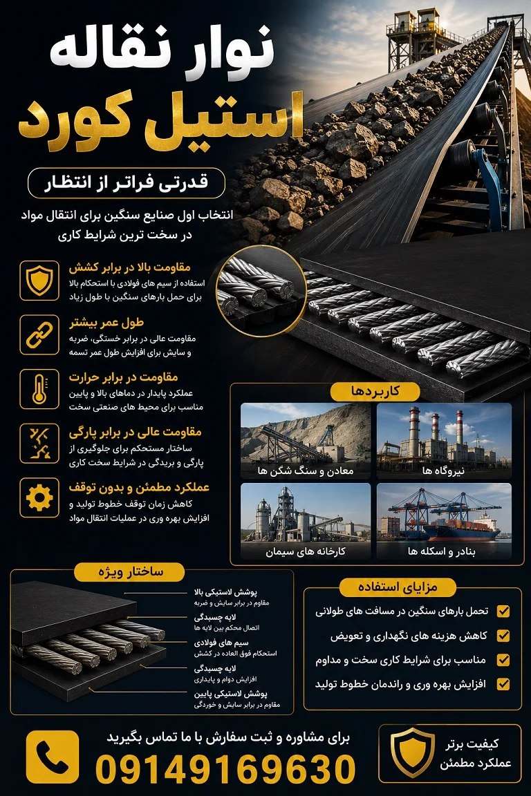 نوار نقاله استیل کورد 1