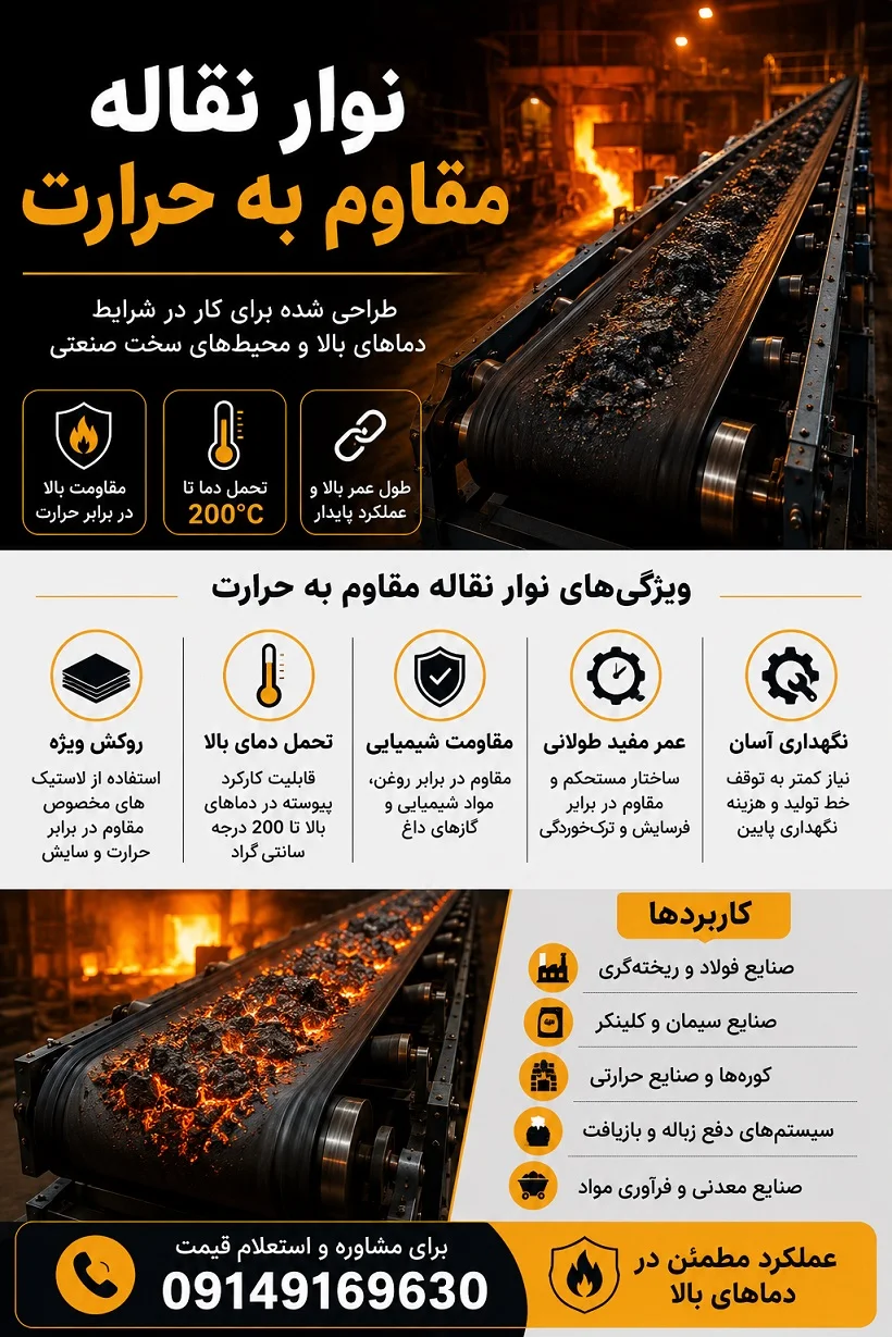 نوار نقاله مقاوم به حرارت